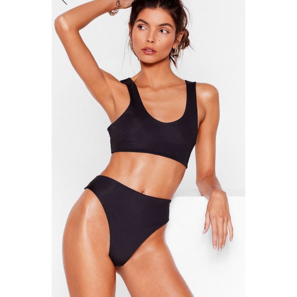 Nasty Gal Scoop Neck Bikini Top